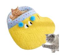 Monozoz Dog Sleeping Bag,Soft Warm Covered Cat Bed,Enclosed Plush Pet Cushion | for Indoor Outdoor Corner Balcony Living Room Travel Offices Bedroom Apartment Floor