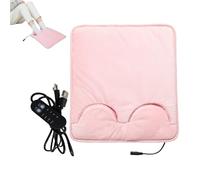Monozoz Electric Foot Warmer,Winter Fast Heating Pad Feet Warmer - USB Heater Auto Shut Off Mat for Abdomen Cramps Cold Weather Living Room Bedroom Office Apartment Dorm Home