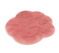 Monozoz Foot Scrubber Mat for Shower | Silicone Foot and Back Brush,Cleaner Dead Skin Remover with Non-Slip Suction Cup Scrub for Elbows and Heels