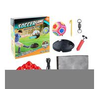 Monozoz Football Trainer - Soccer Trainer | Rebound Portable Sports Ball with Elastic Cord And Bag for Parent-child Interaction Individual Workout