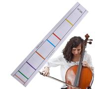 Monozoz Fret Finger Sticker, Adhesive Fret Board Label Finger Sticker for Practice Training Beginners, Long-lasting Fingerboard Position Markers for Adult and Child