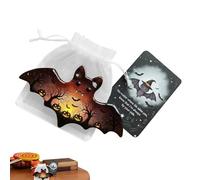 Monozoz Halloween Emotional Cards | Halloween Charm with Supportive Cards | Collectible Keepsake for Kids Birthday Classroom Coworkers Study School Family Adults