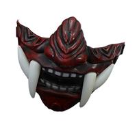 Monozoz Halloween Face Cover with Scary Props Horror Cosplay Costume Accessory | Scary Props Funny Halloween Skull Design