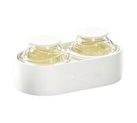 Monozoz Ice Ball Maker Mold | 2-Cavity Reusable Round Mold,with Lid Ice Tray | for Whisky Cocktails Coffee Drinks Juice Home Bar Kitchen Freezer Party