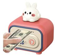 Monozoz Kids Money Bank - with Sound Auto Grab Slot Safe,Electronic Cash Bank for Kids - for Cash Coin Boys Girls Over 3 Year Old Birthday Christmas Childrens Day Party Favors