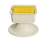 Monozoz Lick Bowl for Dogs - Non-Slip Liquid Feeder | Dog Slow Feeder with Rolling Core | for Home Living Room Kitchen Dining Area Apartment Weight Management Behavior Training Mealtime
