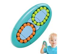 Monozoz Magic Bean Rotary Cube Rotating Magic Bean Puzzle Toy | Fidget Sensory Spinner Pop Toys | Educational Toys Anti-Stress Pop Toys Pop Sensory Toys for Autism