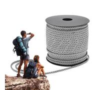 Monozoz Paracord Rope for Hiking, Camping Paracord Rope | 50m Outdoor Multipurpose Paracord - Portable Paracord for Tents, Awnings, Parachute Rope Heavy Duty