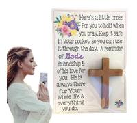 Monozoz Pocket Christian Prayer Cards, Small Christian Faith Reminder Card, Bible Verse Cards, Scripture Encouragement Inspirational Prayer Cards, Christian Cards for Praying