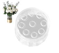 Monozoz Reusable Silicone Flower Arranging Grid, Stem Holder, Flower Bouquet Holder, Stem Holder For Vases, Floral Art Accessory, Vase Openings From 5cm/7cm