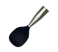 Monozoz Rice Paddle | Silicone Non-Stick Paddle Standing Rice Spatula - Anti-Slip Scooper Kitchen Utensils for Food Preparation Cooking Serving Countertop Home Restaurant Vegetables Salad