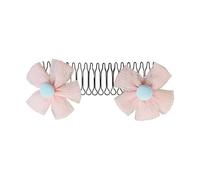 Monozoz Side Combs for Women | Flower Crown Broken Hair Hairpins - Side Comb Decorative Strong Hold Hairpin for Bun Styling Girls Accessories