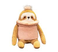 Monozoz Sloth Plush Toy, Cute Sloth Plush Toy - Cuddly Sloth Animals | Decorative Plush Toys Cuddling The Sloths, Comfortable Plush Toy
