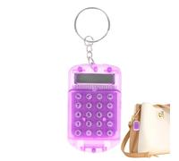 Monozoz Small Calculator, Calculator for, Pocket Electronic Calculator with Key Ring | Candy Color Digit Calculator, Cute and Functional Keychain Calculator