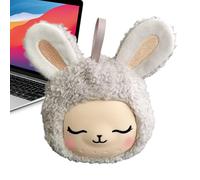 Monozoz Sound Machine for Sleep, Plush Bunny White Noise Soother, Wireless Rechargeable Device for Night Nursery Home Calm Family Bedroom Travel Routine