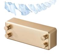 Monozoz Stainless Steel Clothes Lines Dryer - No Punching Double Clothes Dryer Rack - Heavy Duty Drying Laundry Lines for Bathing Suits, Towels, Shirts, Quilts, And Socks