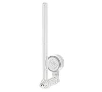 Monozoz Suction Cup Tissue Holder | Suction Toilet Tissue Holder Bracket - Washroom Organizer Cling Film Dispenser for Countertop Cabinet Dorm RV Tub Home Restroom Sinks