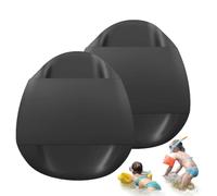 Monozoz Swim Paddles for Lap Swimming - 2-Piece Swimming Hand Fins Hand Paddles for Swimming,Portable Humanized Hand Palm Webbed Flippers for Freestyle Backstroke Breaststroke