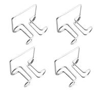 Monozoz Tooth Cotton Roll Holder Clips,Stainless Steel Tool Clip 4piece - Tooth Supplies,for Check-Ups Cleaning Cavity Filling Patient Care