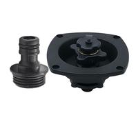 Monozoz Urban Water Connection for Motorhome, Motorhome Water Inlet - Wall Mounted Water Inlet for Motorhomes, RV Water Inlet Connection, Water Inlet Valve, Water Pressure Regulator for Marine