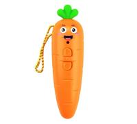 Monozoz Voice Recorder | Carrot Shape Backpack Keychain,Fun Sound Recorder with Playback,For Classroom Birthday Party Play Schoolbag Backpack