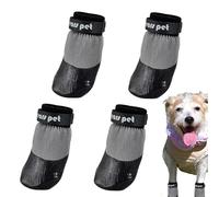 Monozoz Waterproof Puppy Boots,Reusable Hot Pavement Paws Boots - Waterproof Puppy Paw Protector Dog Walking Shoes for Walking, Running, Camping