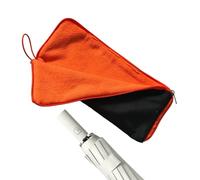 Monozoz Wet Umbrella Bags - Chenille Hand Drying Puff with Zipper,Super Absorbent Storage Bag, Quick-Drying Umbrella for Foldable Umbrella, Cars, Home