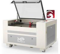 Monport 60W CO2 Laser Engraver, CO2 Laser Engraving Cutting Machine 400x600 mm, Industrial Marking Machine with Autofocus Air Assist LigthBurn Compatible, CO2 Laser for Leather Wood Metal