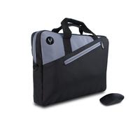 MONRAY MASTER KIT BLACK - Up to 15.6" Case + Wireless 1000 dpi Wired Optical Mou