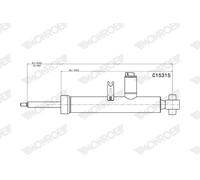 MONROE C1531S Shock absorber
