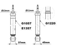 Shock Absorber for VW:BORA IV,JETTA IV,JETTA VI,JETTA / CLASICO VI, 5C0513029C