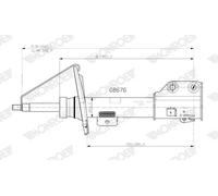 MONROE G8676 Shock absorber