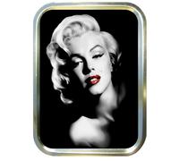 Monroe KISS Gold 2oz Tobacco TIN,Pill Box, STASH CAN,Sewing TIN
