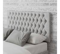 Monroe Pure Pastel Cotton Headboard Storm
