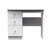 Monroe Ready Assembled Dressing Table - White Matt / White - Welcome Furniture | TJ Hughes