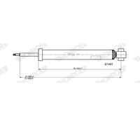 Monroe Rear Shock Absorber Fits Citroën Ds Opel Peugeot Vauxhall 2008 C4 X 3