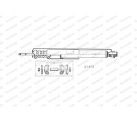 Monroe Rear Shock Absorber Fits Suzuki Ignis 4181062R30