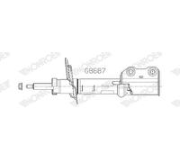 MONROE SHOCK ABSORBER | G8687 | FRONT | FOR FORD KUGA III 2019- | OE-MATCHING QUALITY | SMOOTH RIDE & CONTROL