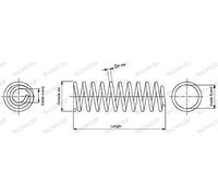 MONROE Suspension Spring | SE2894 | Front | for RENAULT TWINGO I 1993-2012 | OE-Matching Quality | Ride Comfort & Stability