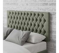 Monroe Velvet Headboard duck egg blue