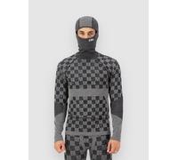 Mons Royale Ascender Merino Hooded Base Layer Top black L