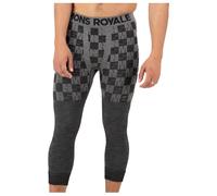 Mons Royale - Ascender Merino Seamless 3/4 Legging - Merino base layer size L, grey