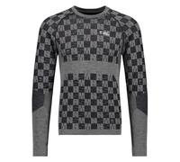 Mons Royale - Ascender Merino Seamless L/S - Merino base layer size L, grey