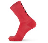 Mons Royale - Atlas Merino Crew Sock - Merino socks size 6-7, red