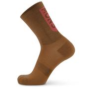 Mons Royale - Atlas Merino Crew Sock - Merino socks size 8-10, brown