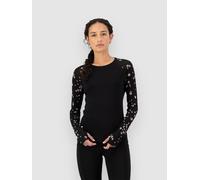 Mons Royale Bella Merino Base Layer Top black daisy XS