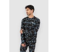 Mons Royale Cascade Merino Base Layer Top signal lost goblin blue XL