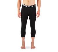 Mons Royale Cascade Merino Flex 200 3/4 Thermal Leggings, XL Black