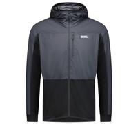 Mons Royale - Diversion Merino Wind Jacket - Cycling jacket size XXL, black/blue