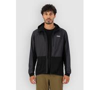 Mons Royale - Diversion Merino Wind Jacket - Cycling jacket size XL, black/blue